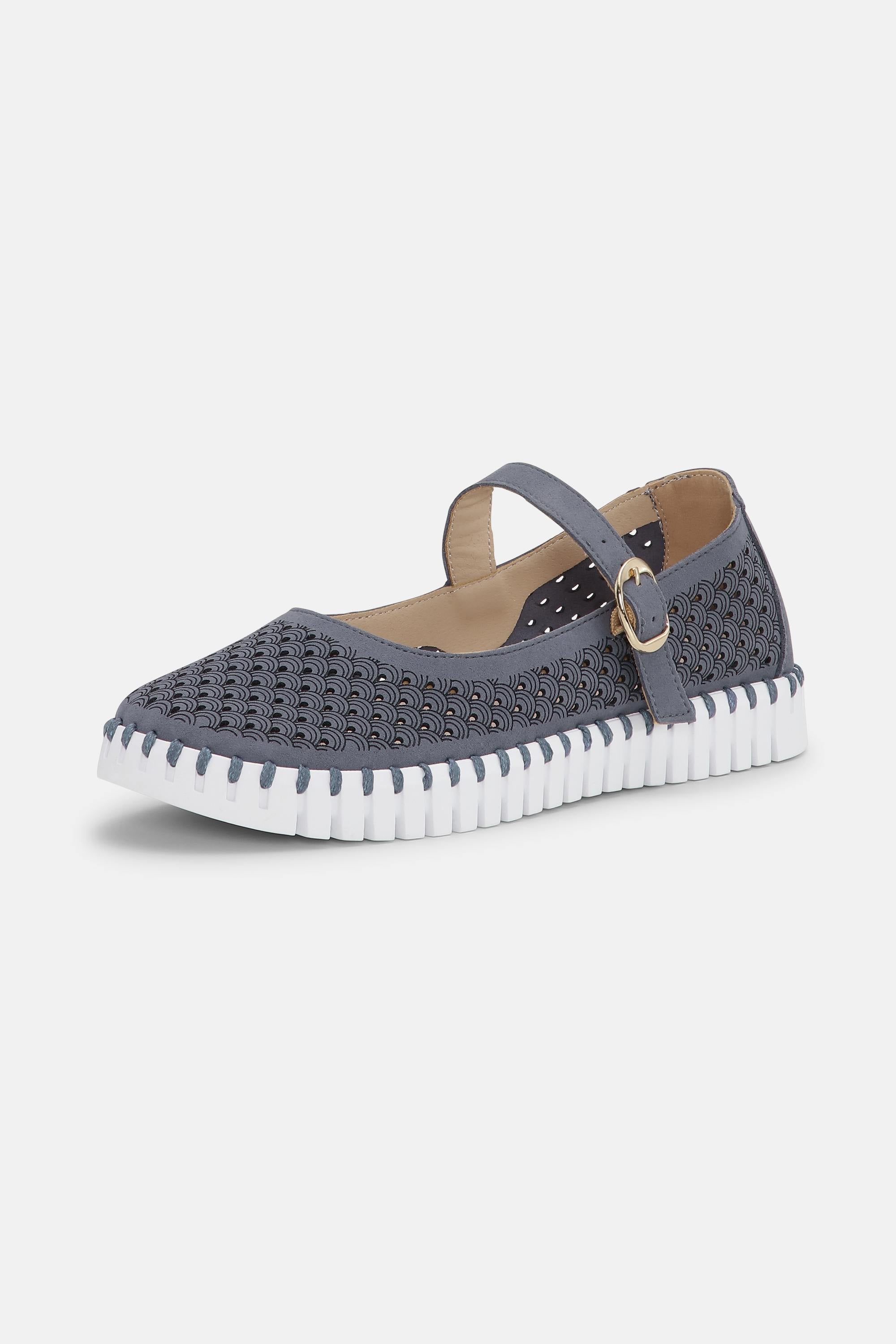 Ballerina - Grey Blue White